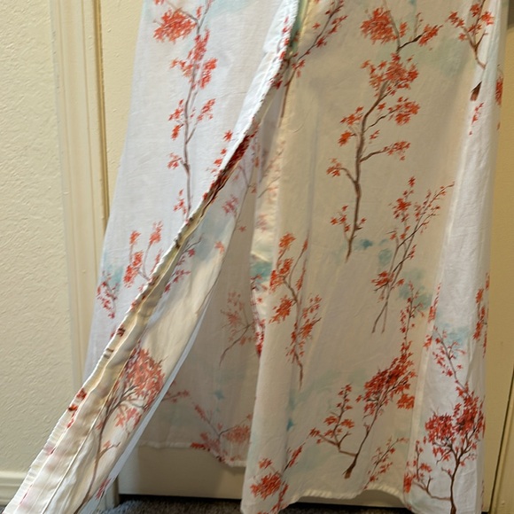 LCDA La Costa Del Algodōn En Plein Air Lingerie Long Floral Dress Size Medium - Picture 14 of 16